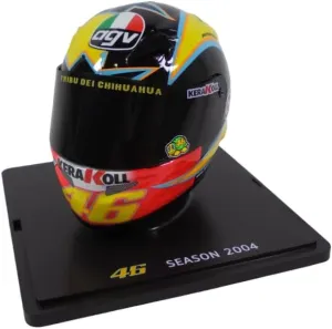 OPO 10 - Valentino Rossi Moto GP Season 2004 1/5 Scale Helmet Compatible with Yamaha YZR-M1 - CR007