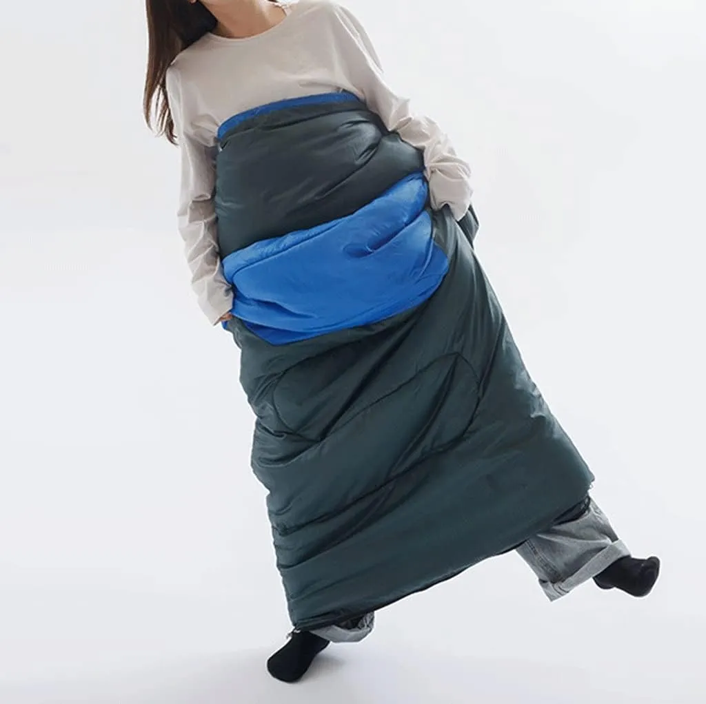 Outdoor Camping Sleeping Bag Adult Winter Cold Spring and Autumn Cotton Single Travel Warm Sleeping Bag