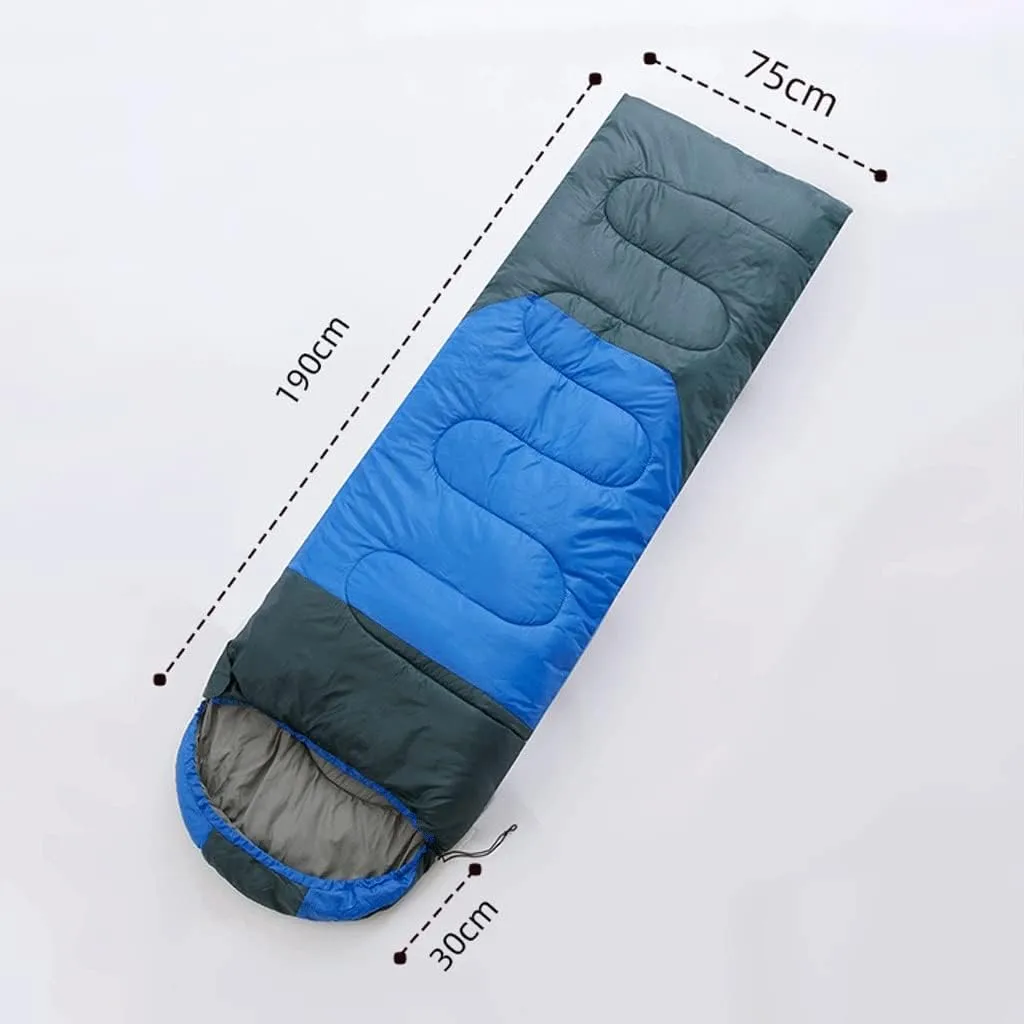 Outdoor Camping Sleeping Bag Adult Winter Cold Spring and Autumn Cotton Single Travel Warm Sleeping Bag