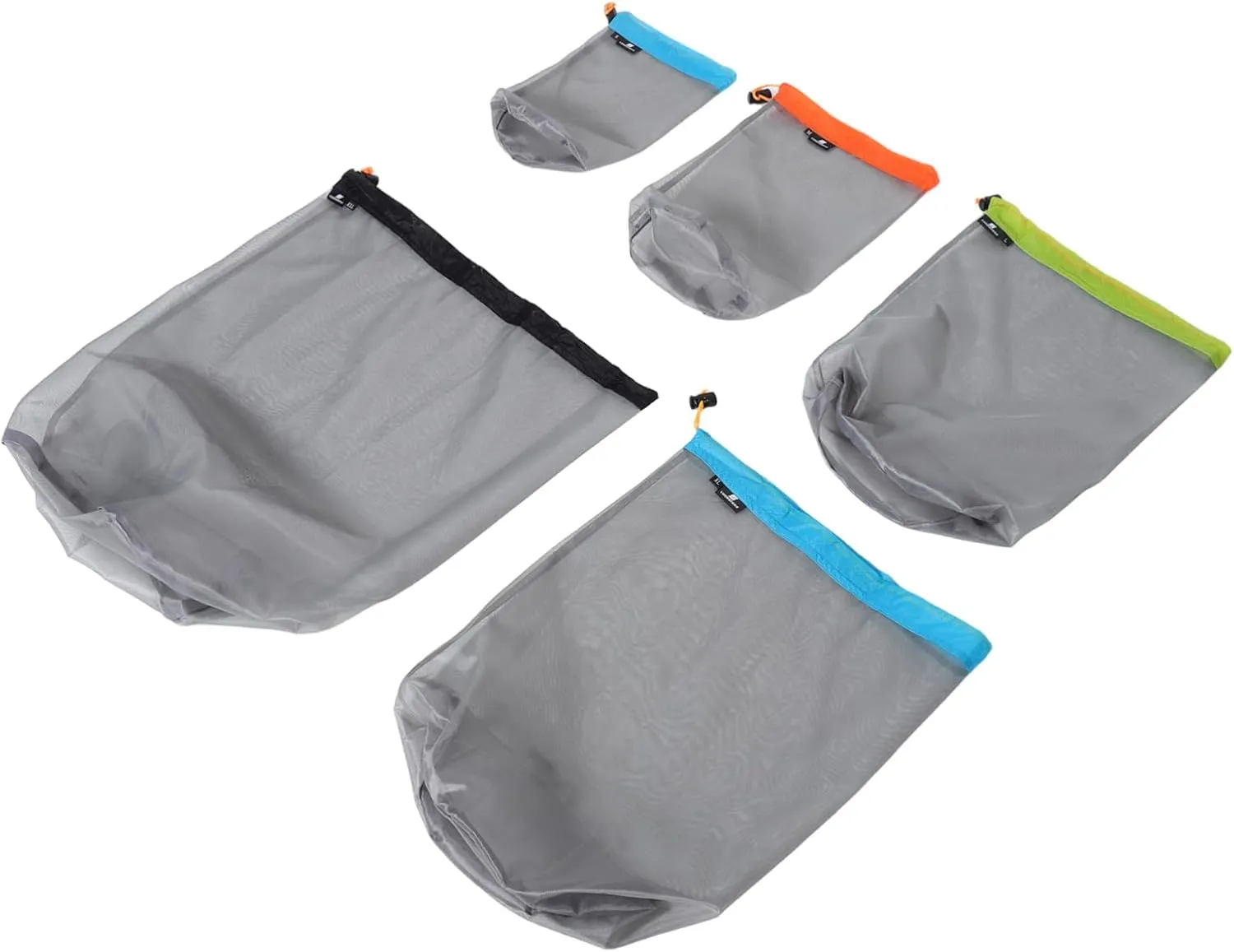 Outdoor Camping Storage Sack Mesh Stuff Sack for Travel Breathable Clothing and Down Compression Bag