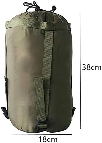 Outdoor Lightweight Waterproof Sleeping Bag, Compression Sack Clothing Sundries Drawstring Storage Pouch for Backpacking, Camping, Hiking