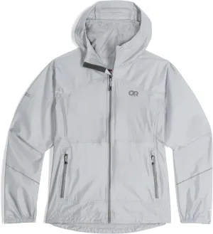 Outdoor Research Women's Helium Rain Jacket, Titanium, XS