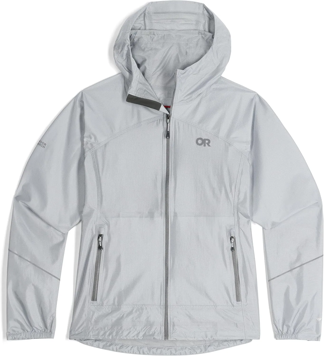 Outdoor Research Women's Helium Rain Jacket, Titanium, XS