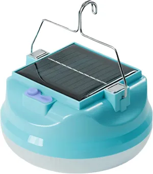 Outdoor Solar Camping Lamp, Rechargeable High Capacity Bulb, Touch Activated, 6000Mah Battery, Ideal for Hiking, Emergency, and Outdoor Activities