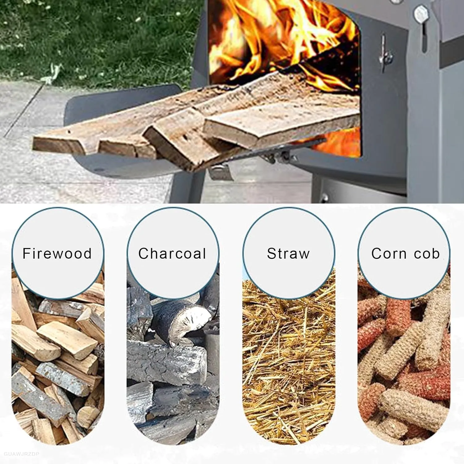 Outdoor Wood Stove, Wood Burning Stove,Heating Stove, with Stove Ring,Supports Pot Frying Pan Cooking,Outdoor Picnic, BBQ,Camping, Emergency Survival