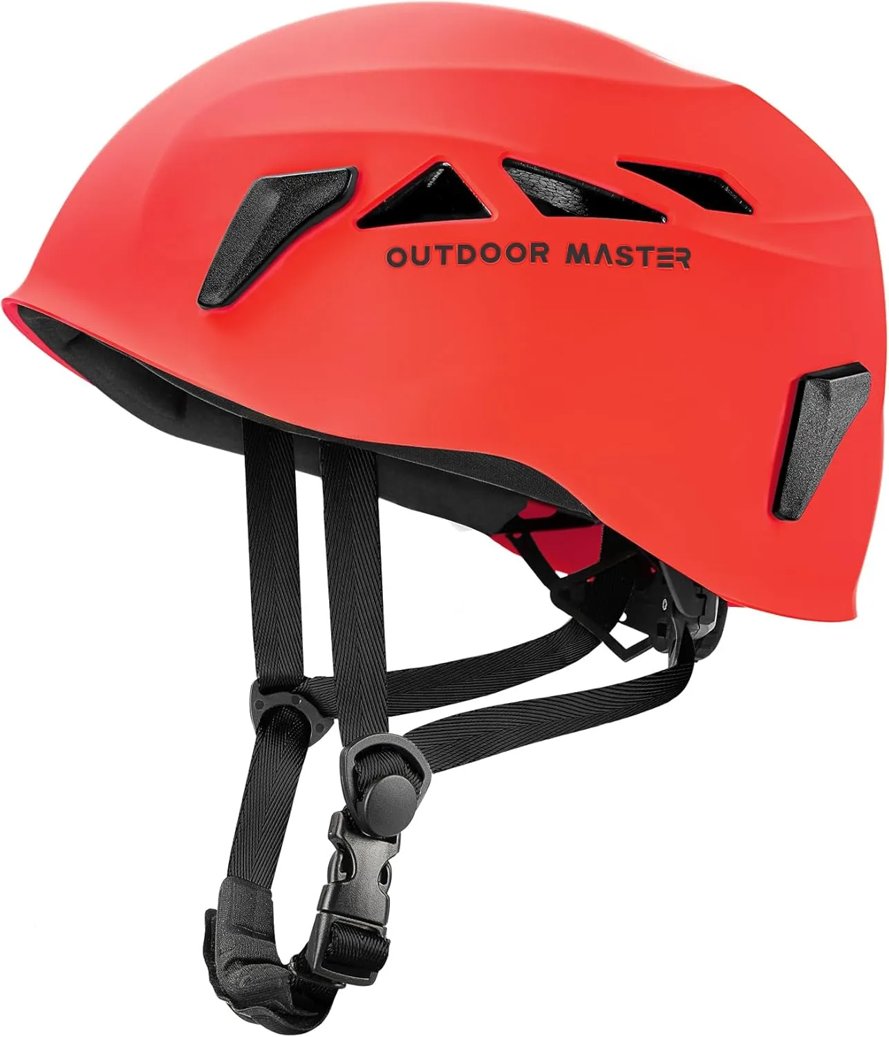 OutdoorMaster Climbing Helmet Rock Rescue Helmet Adjustable Lightweight Mountaineering Hiking Caving Helmet Adults Work Safety Helmet