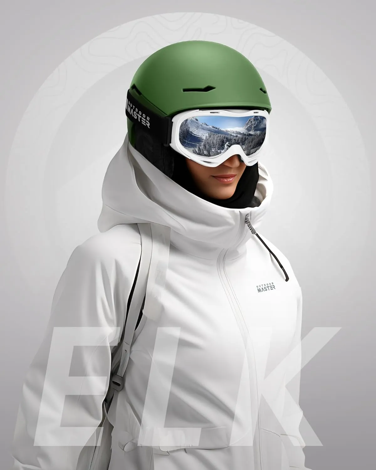 OutdoorMaster ELK MIPS Ski Helmet - Snow Sport Helmet Snowboard Helmet for Men Women & Youth