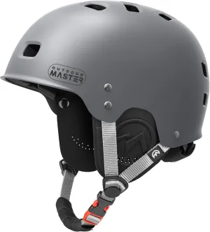 OutdoorMaster Kayak Helmet, Wakeboard Helmet Whitewater Helmet Men Women, Water Helmet with Ear Pads, Surf Helmet 12 Vents Dial Fit Adjustment Longboard Helmet, Perfect for Kayaking, Boating