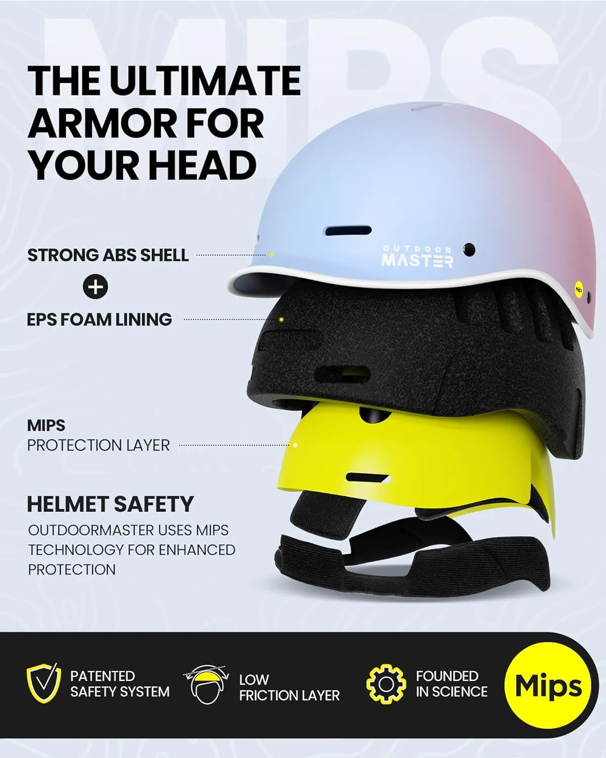 OutdoorMaster MIPS Adult Bike Helmet,Adjustable Cycling Helmet for Men & Women - Safety Certified for Bicycle Skateboard Road Bike Skating Roller Commuting Helmet