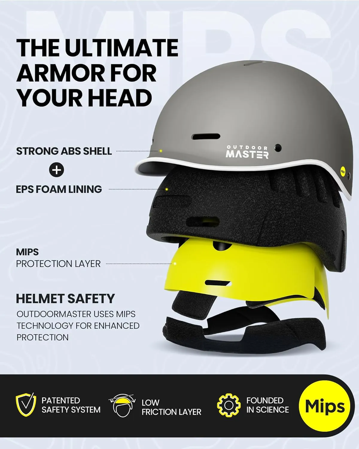 OutdoorMaster MIPS Adult Bike Helmet,Adjustable Cycling Helmet for Men & Women - Safety Certified for Bicycle Skateboard Road Bike Skating Roller Commuting Helmet