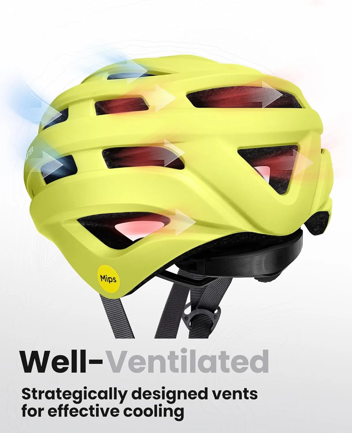 OutdoorMaster MIPS Bike Helmet for Adults-Two Removable Liners & Ventilation in Multi-Environment - Road Bicycle Helmets in Mountain, Motorway for Youth & Adult