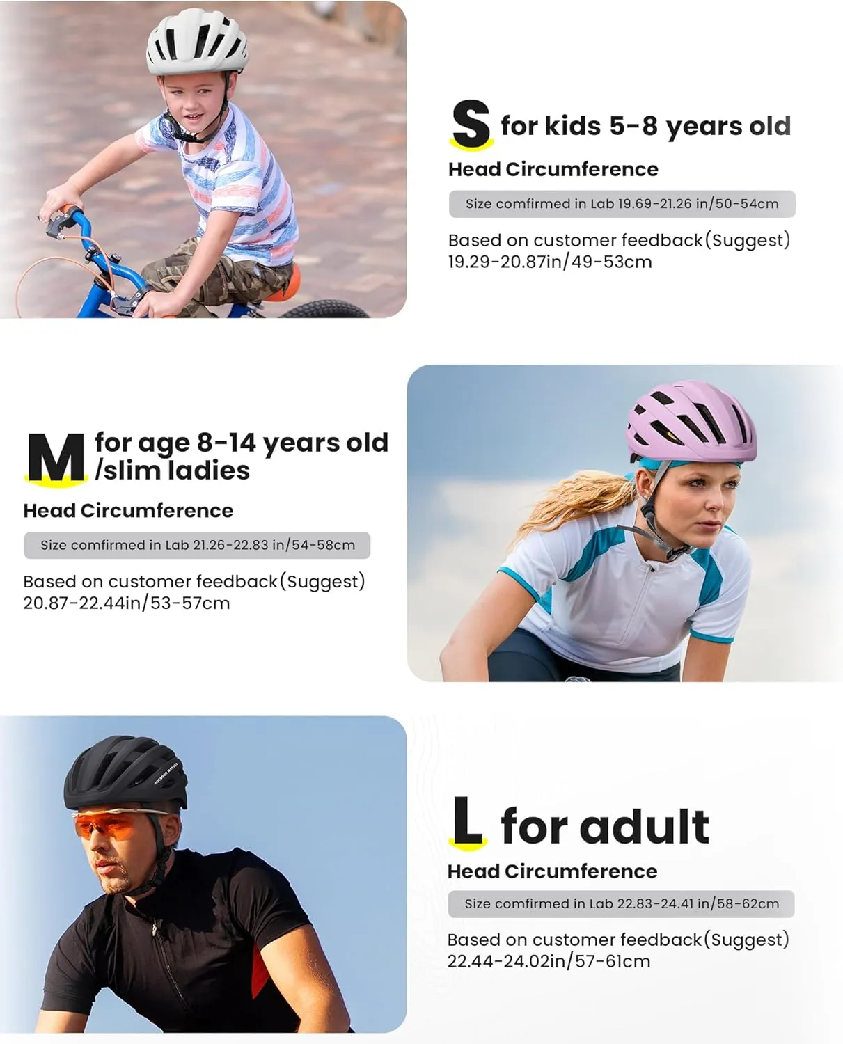 OutdoorMaster MIPS Bike Helmet for Adults-Two Removable Liners & Ventilation in Multi-Environment - Road Bicycle Helmets in Mountain, Motorway for Youth & Adult
