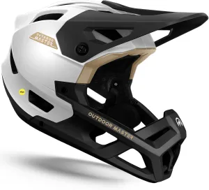 OutdoorMaster MIPS Full Face Mountain Bike Helmet for Men & Women - Two Removable Chin Pad, Ventilation Lightweight - Racing Downhill DH BMX MTB Helmet