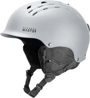 OutdoorMaster Ski Helmet - Takin SnowboardHelmet with Visor, Adjustable Dial Fit, 10 Vents - Durable ABS Shell & Shock-Absorbing EPS Core - Snow Sport Helmet for Men, Women & Youth