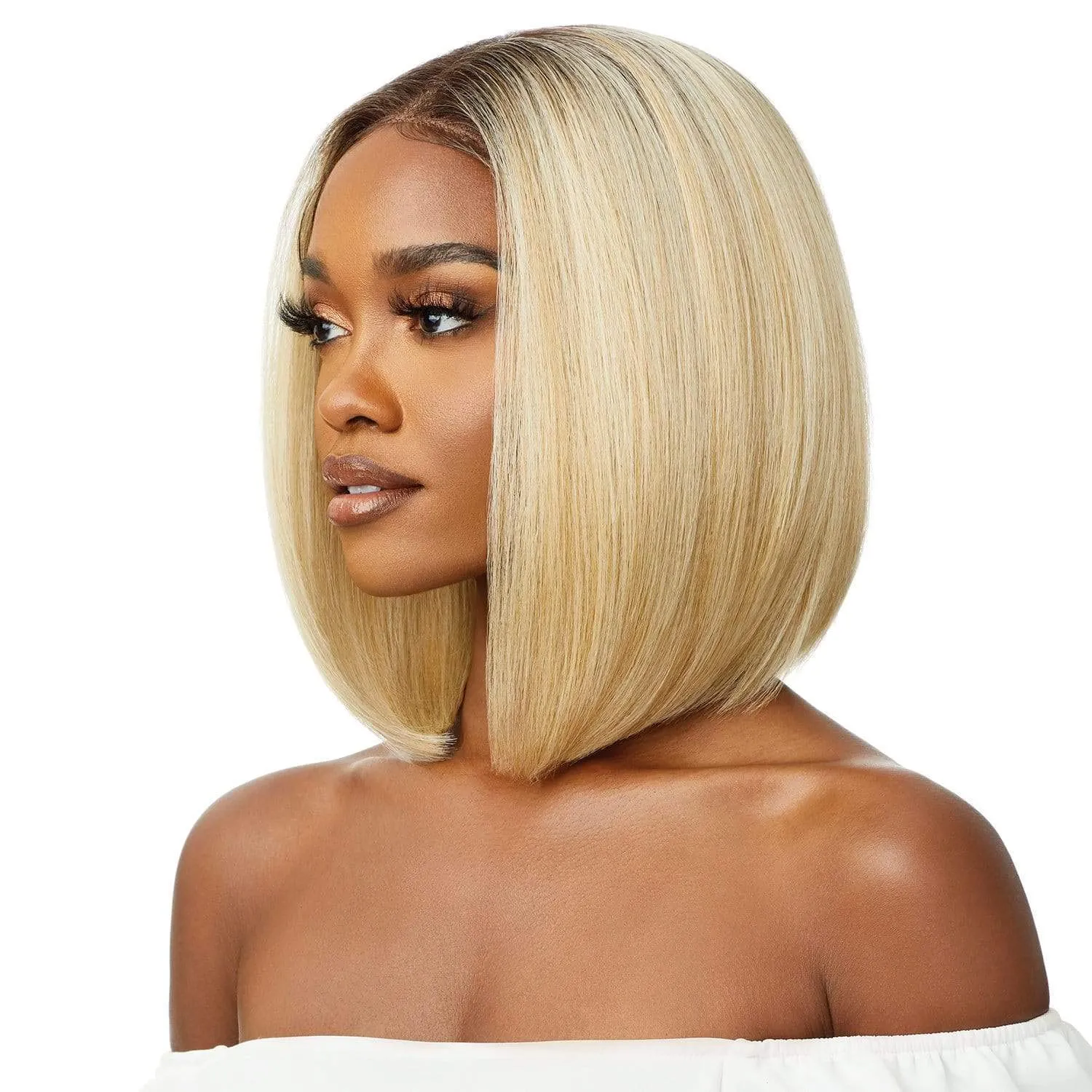 Outre Lace Front Wig Perfect Hair Line 13X4 JENISSE (DR2/GIBRN)