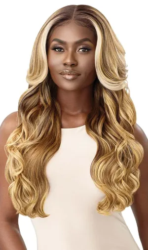 Outre Perfect Hairline Synthetic 13X6 HD Lace Front Wig - ETIENNE (Color:DRST2/CHOCAR)