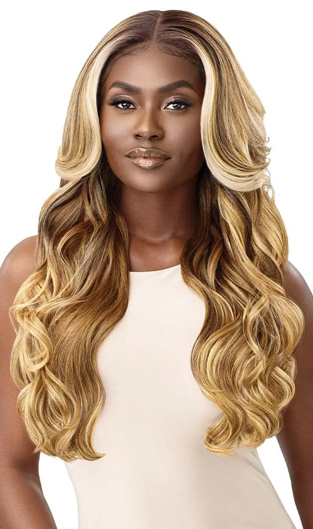 Outre Perfect Hairline Synthetic 13X6 HD Lace Front Wig - ETIENNE (Color:DRST2/CHOCAR)