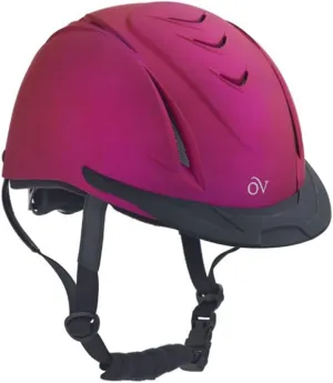 Ovation Adults' Equestrian Horse Riding Lightweight Comfortable Adjustable Low-Profile Metallic Schooler Helmet