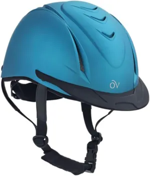 Ovation Adults' Equestrian Horse Riding Lightweight Comfortable Adjustable Low-Profile Metallic Schooler Helmet