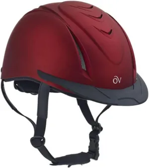 Ovation Adults' Equestrian Horse Riding Lightweight Comfortable Adjustable Low-Profile Metallic Schooler Helmet