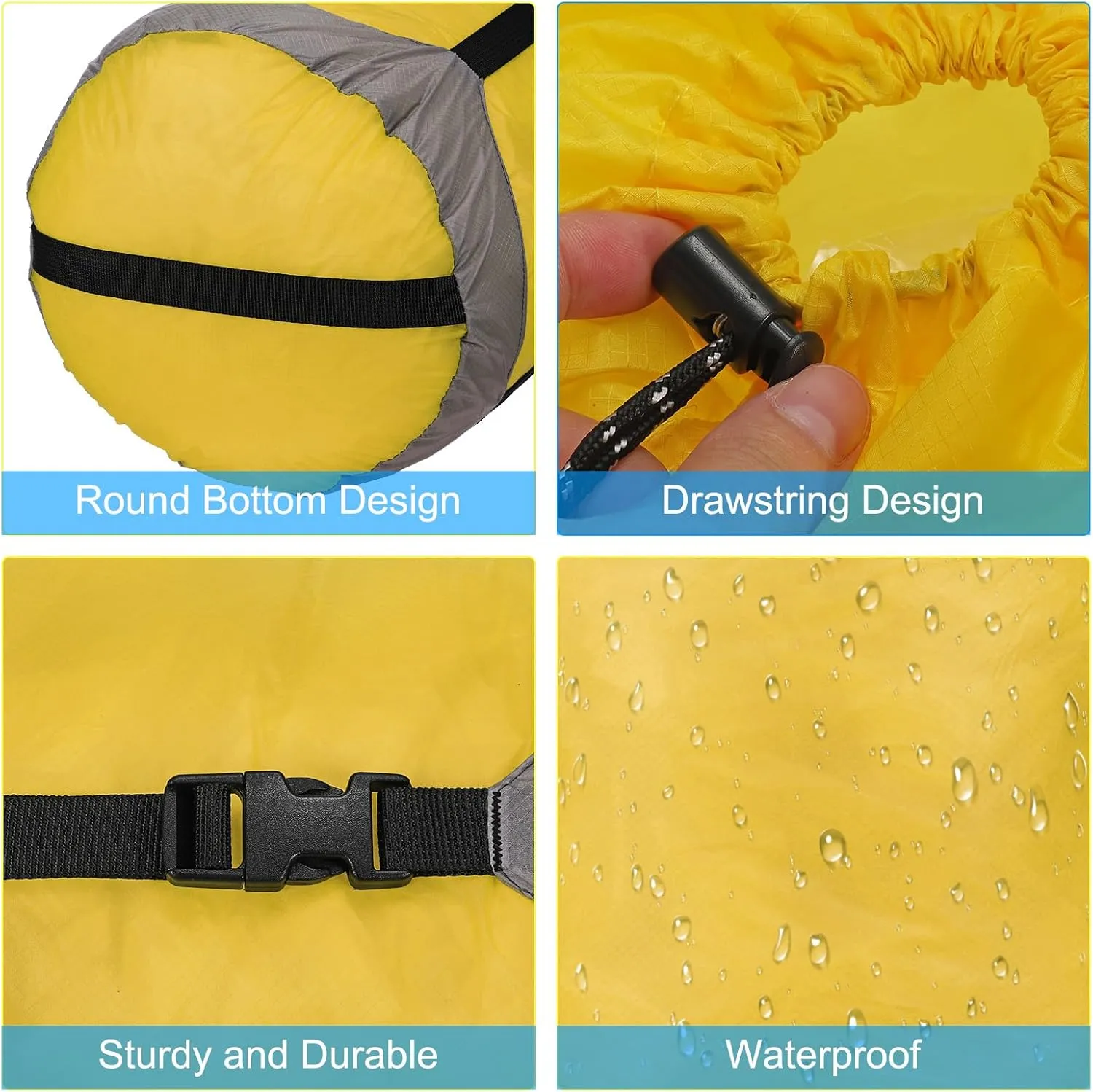 PATIKIL Compression Stuff Sack, Waterproof Portable Compression Sack for Backpacking Camping