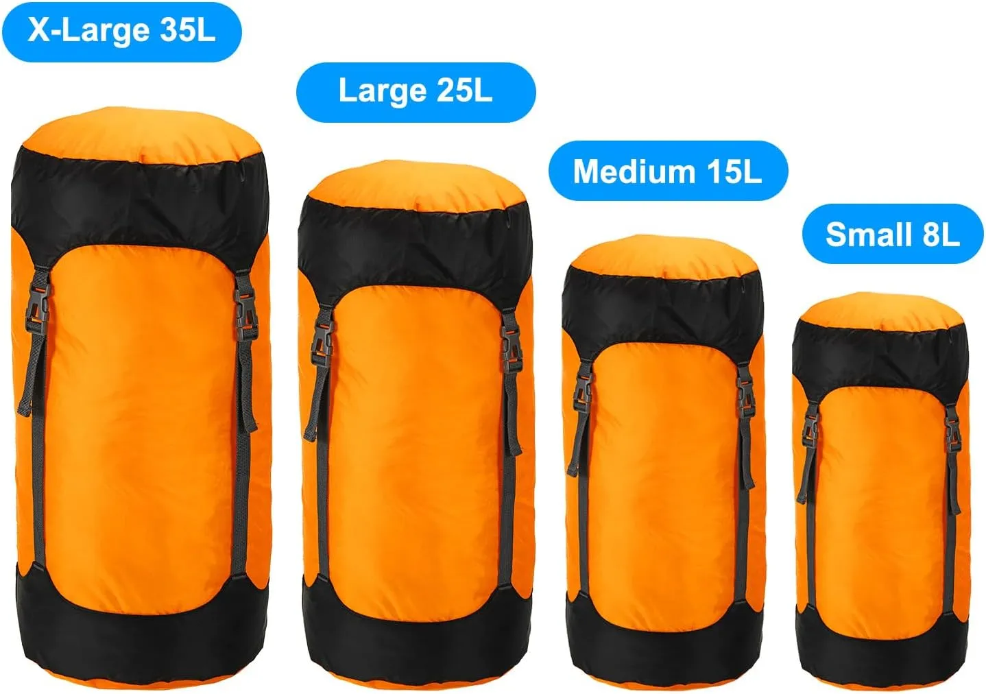 PATIKIL Compression Stuff Sack, Waterproof Sleeping Bag Storage Sack