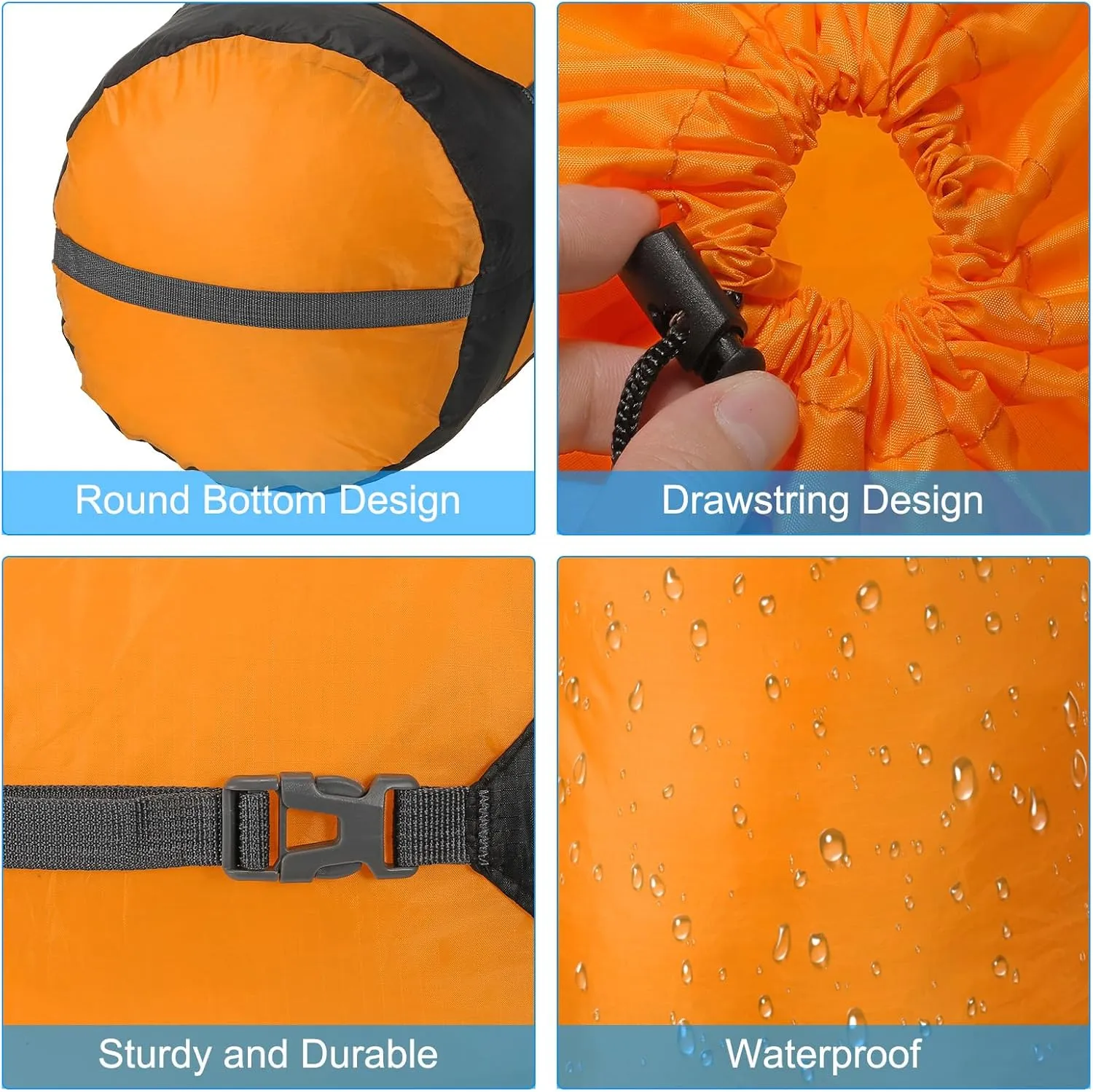 PATIKIL Compression Stuff Sack, Waterproof Sleeping Bag Storage Sack
