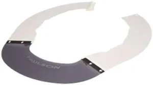 PAULSON A-S5-F Smoke/White Sun Shield Visor for Fibre-Metal Cap Style Hardhats