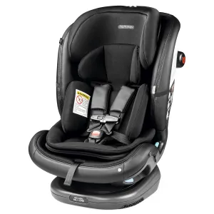 Peg Perego Primo Viaggio All-in-One Convertible Car Seat – Newborn to 10  Years – 5-120 lbs – Height Adjustable & Slim, 100% FR-Free, Made in Italy, Licorice (Black)