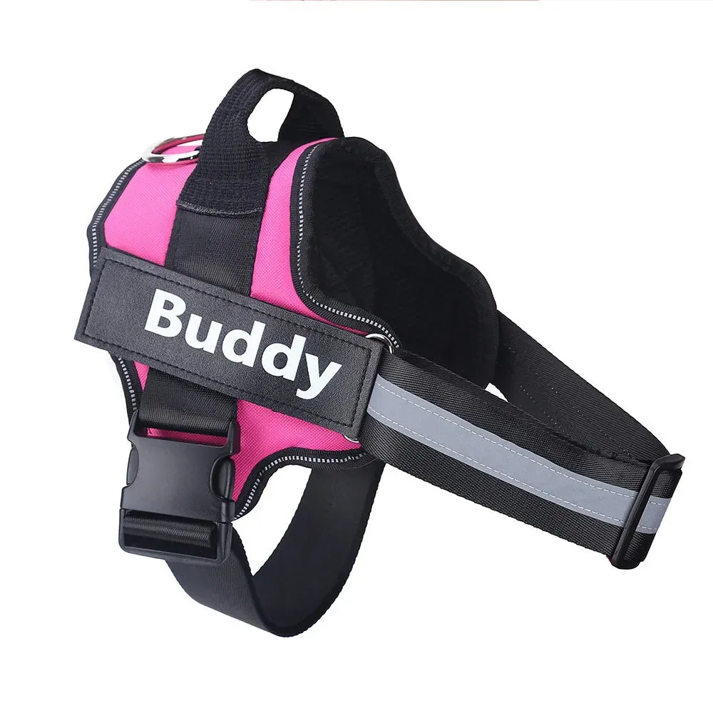 Personalized Dog Harness with Velcro – ID for All Dog Breeds