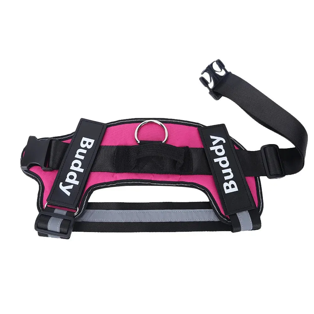 Personalized Dog Harness with Velcro – ID for All Dog Breeds