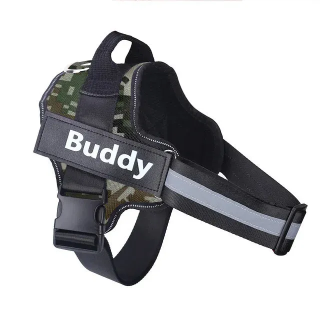 Personalized Dog Harness with Velcro – ID for All Dog Breeds