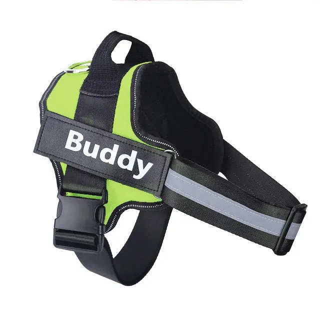 Personalized Dog Harness with Velcro – ID for All Dog Breeds