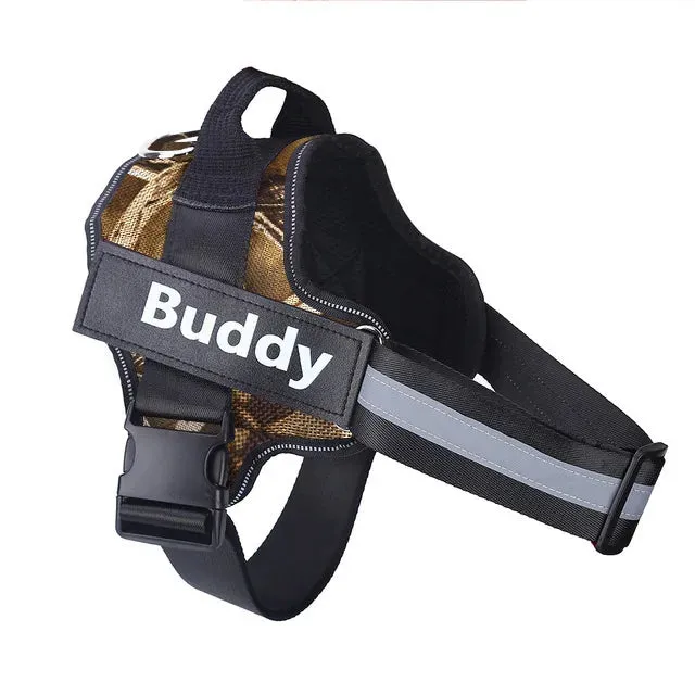 Personalized Dog Harness with Velcro – ID for All Dog Breeds