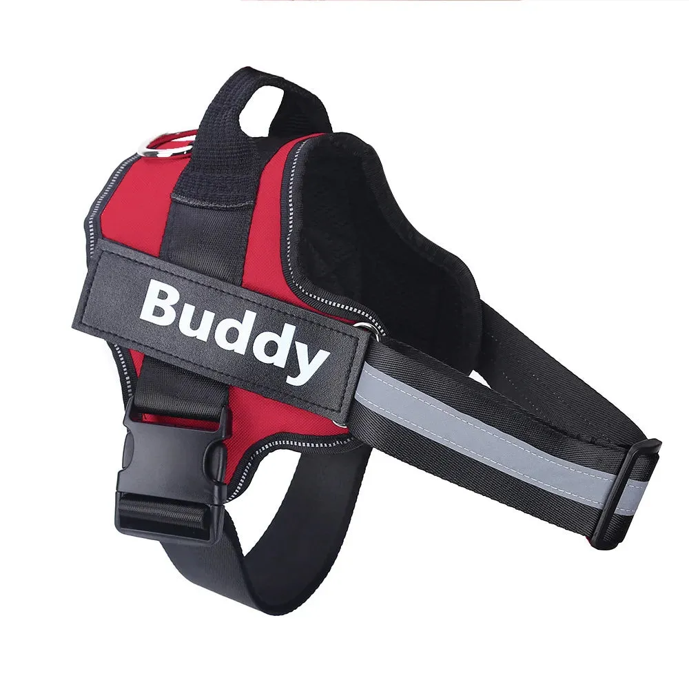 Personalized Dog Harness with Velcro – ID for All Dog Breeds