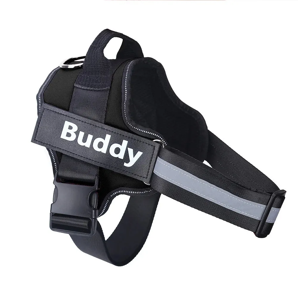 Personalized Dog Harness with Velcro – ID for All Dog Breeds