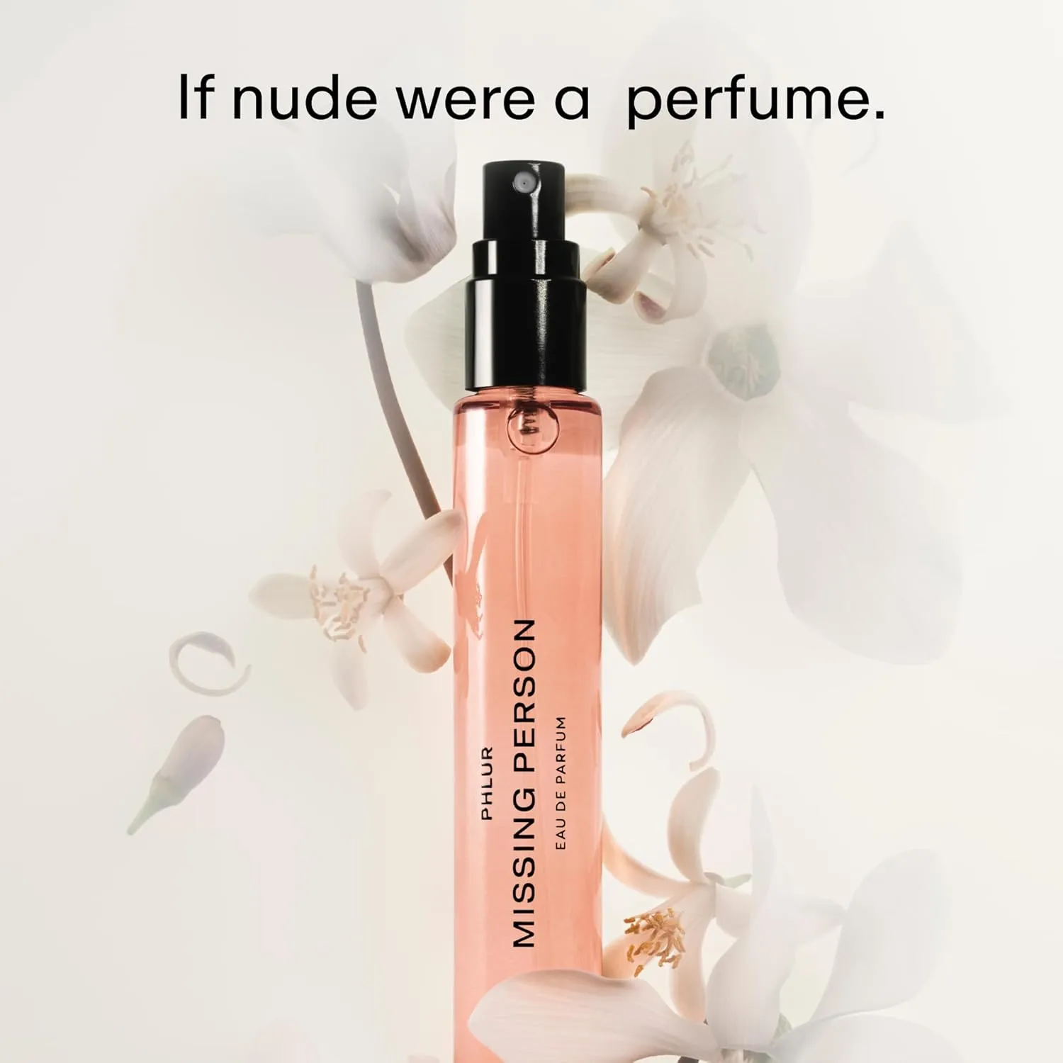 PHLUR Missing Person Eau de Parfum - Travel Size Perfume for Women & Men Fragrance - Floral Skin Musk Perfume with Bergamot, Musk, Orange & Sandalwood (9.5mL)