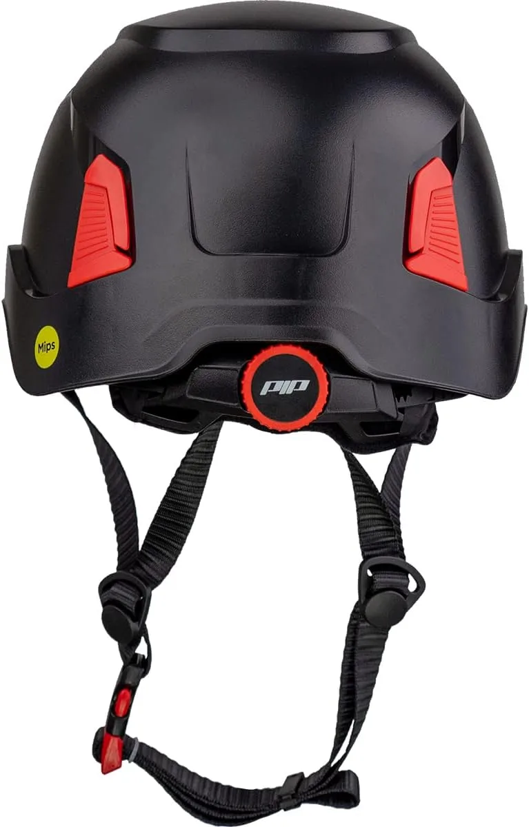 PIP Traverse Non-Vented, Industrial Climbing Helmet MIPS Technology, EPS Foam Impact Liner, 4-Point Chin Strap, ANSI II
