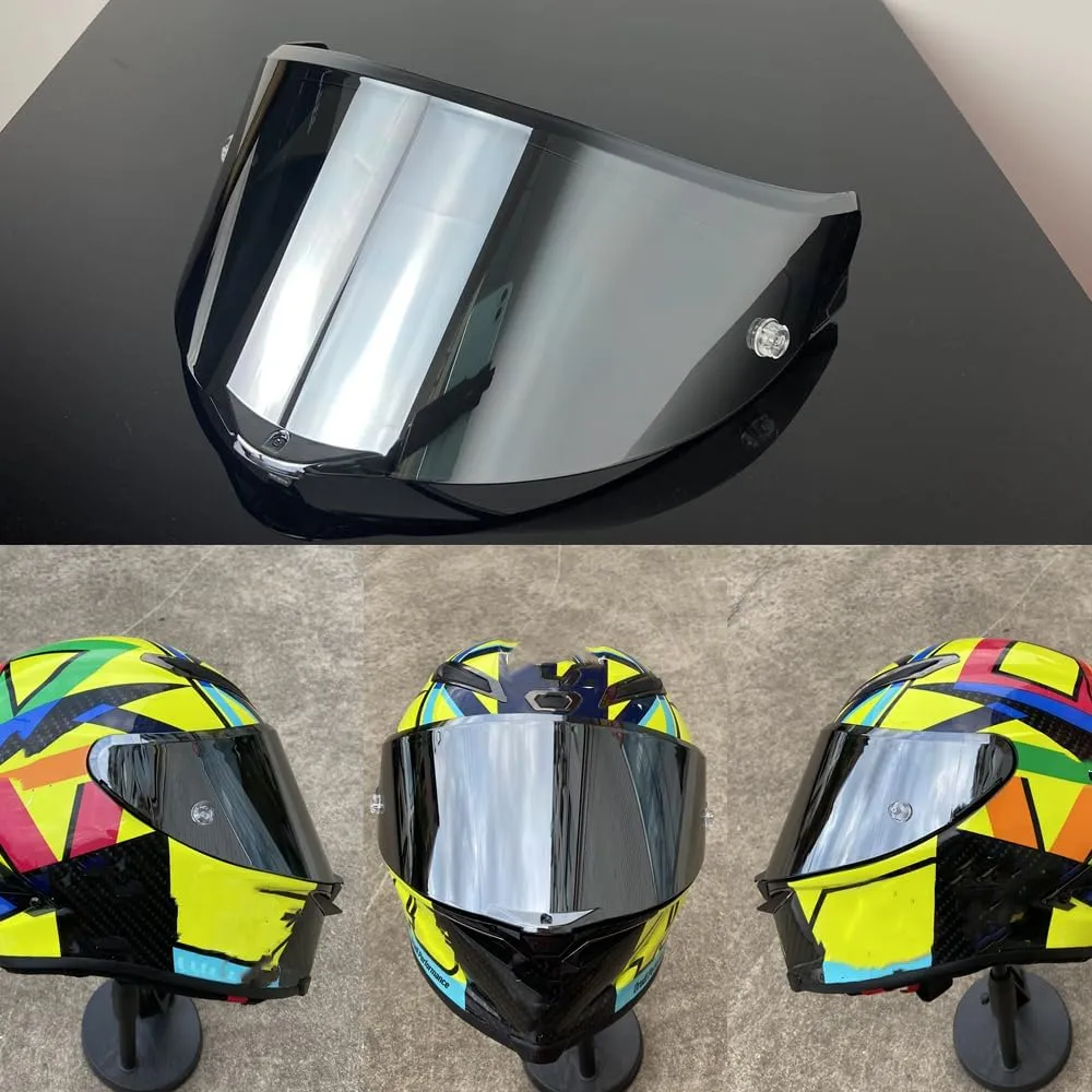 Pista GP RR Helmet Visor Replacement,Motorcycle Helmet Face Shield for AGV Pista GPRR, Pista GPR,Corsa R (Silver)