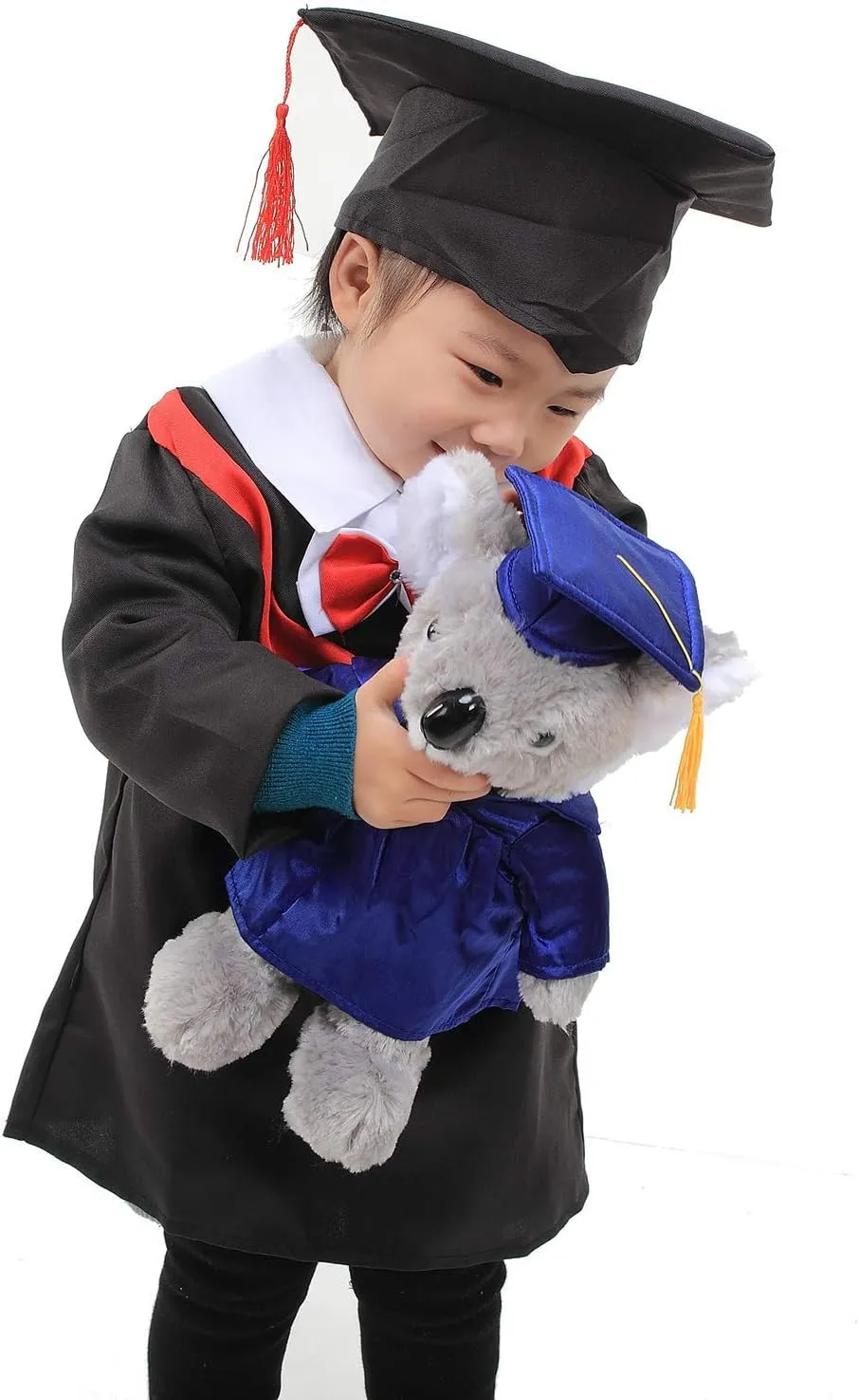Plushland Squirrel Plush Stuffed Animal Toys Present Gifts for Graduation Day, Personalized Text, Name or Your School Logo on Gown, Best for Any Grad School Kids 12 Inches(New Royal Cap and Gown)