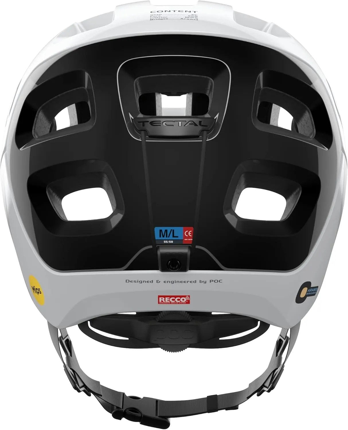 POC, Tectal Race MIPS Mountain Bike Helmet for Trail and All-Mountain Riding