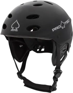 Pro-Tec Ace Wake Wakeboarding Helmet, Ideal for Wakeboarding, Kayaking, Whitewater Rafting or Kite Surfing, – Medium – Black Matte