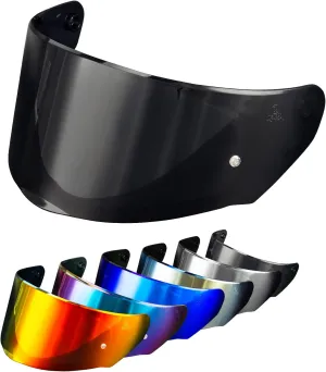 PSLER Assault Rapid Stream Outer Helmet Visor - Motorcycle Helmet Face Shield Accessories Replacement for Assault Rapid Stream Outer FF320 FF353 FF328 FF800,Dark Black