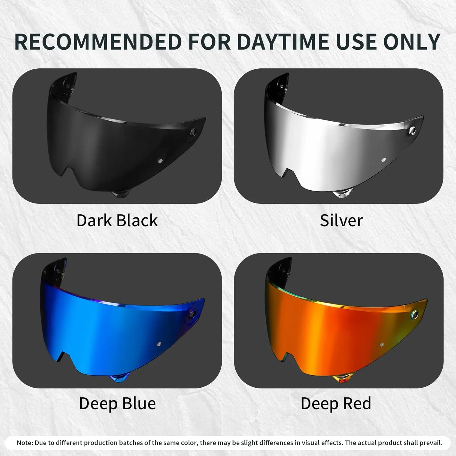 PSLER Atlas 3.0 4.0 Helmet Visor Atlas 4.0 Face Shield Atlas 3.0 Tinted Visor Replacement for Atlas 3.0 4.0,Deep Black