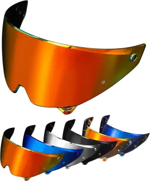 PSLER Atlas 3.0 4.0 Helmet Visor Atlas 4.0 Face Shield Atlas 3.0 Tinted Visor Replacement for Atlas 3.0 4.0,Deep Gold Red