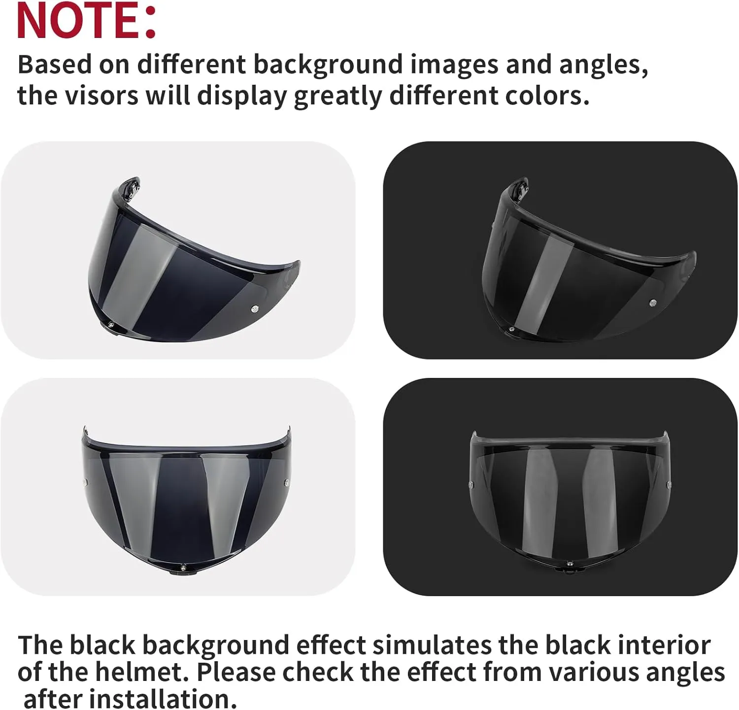 PSLER Helmet Visor for K6 K6s - K6 K6 s Visor Helmet Face Shield Helmet Accessories Replacement for K6 K6s,Dark Black