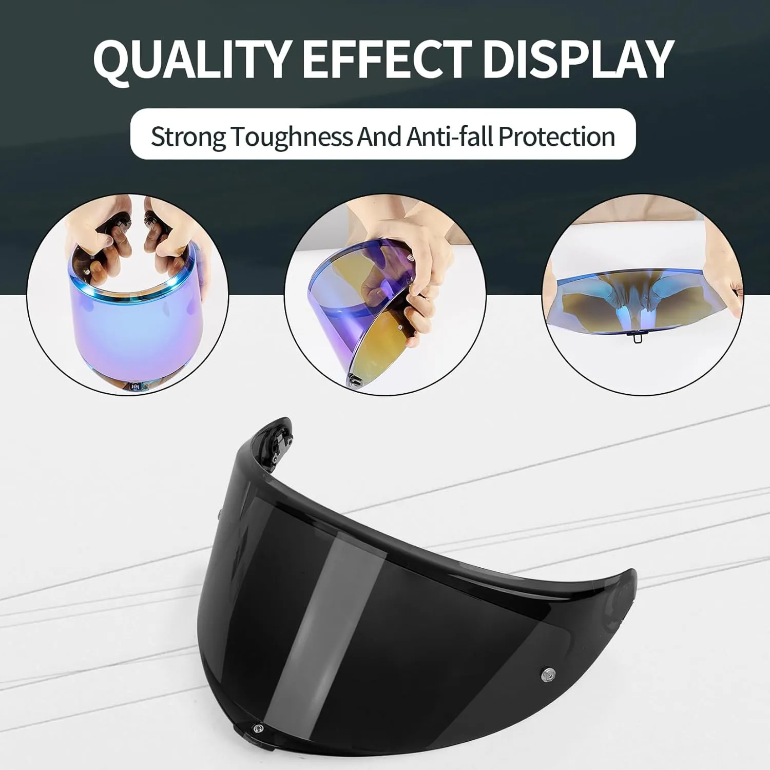 PSLER Helmet Visor for K6 K6s - K6 K6 s Visor Helmet Face Shield Helmet Accessories Replacement for K6 K6s,Dark Black