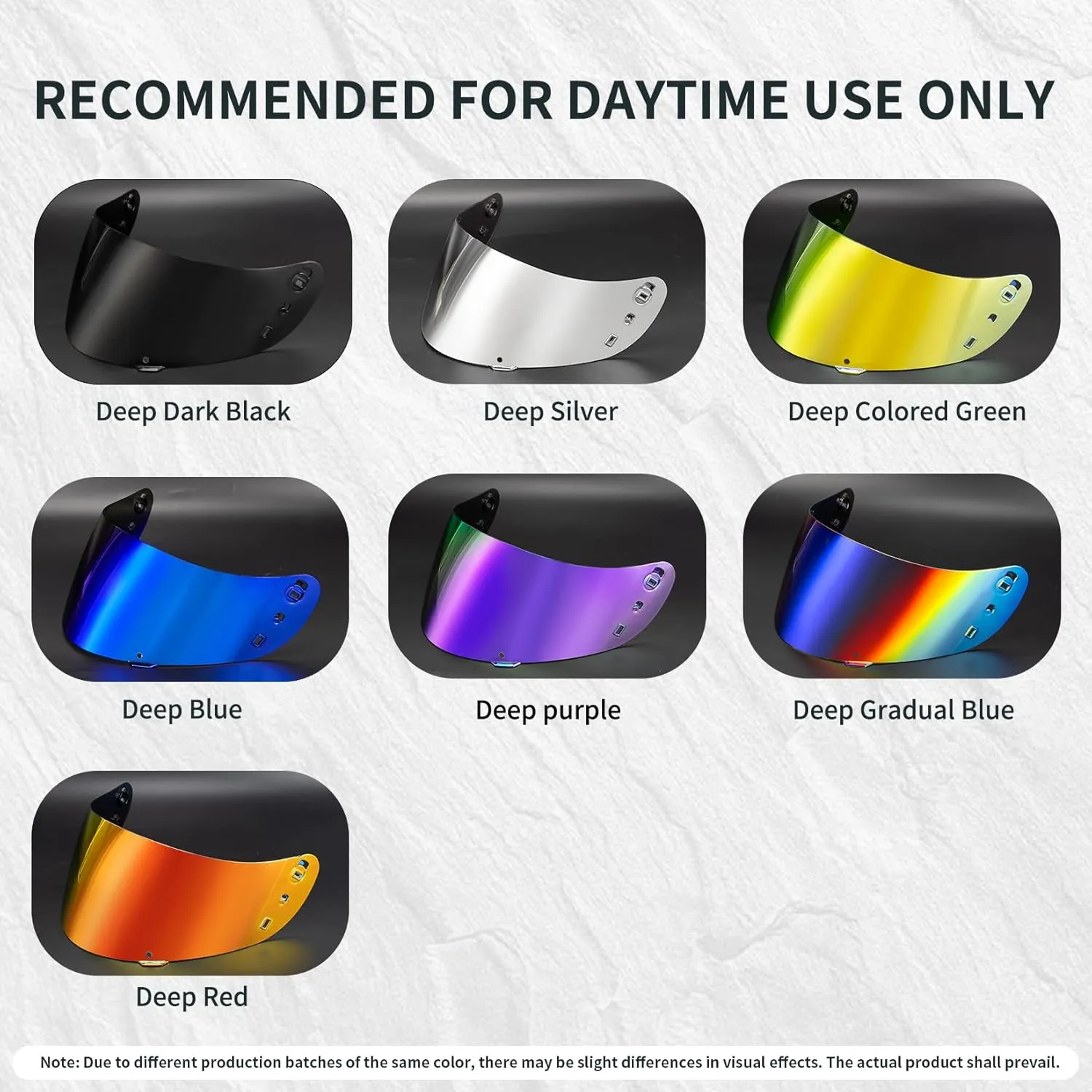 PSLER Icon Ic04 Visor - Icon Ic-04 Airframe Pro/Airmada/Airform Visor Motorcycle Helmet Tinted Visor UV Protection Face Shield Replacement for Ic04,Deep Smoke