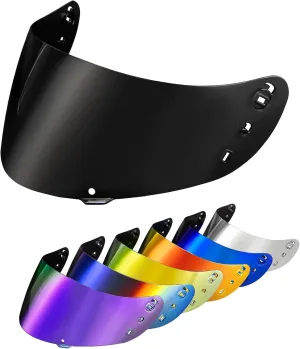 PSLER Icon Ic04 Visor - Icon Ic-04 Airframe Pro/Airmada/Airform Visor Motorcycle Helmet Tinted Visor UV Protection Face Shield Replacement for Ic04,Deep Smoke