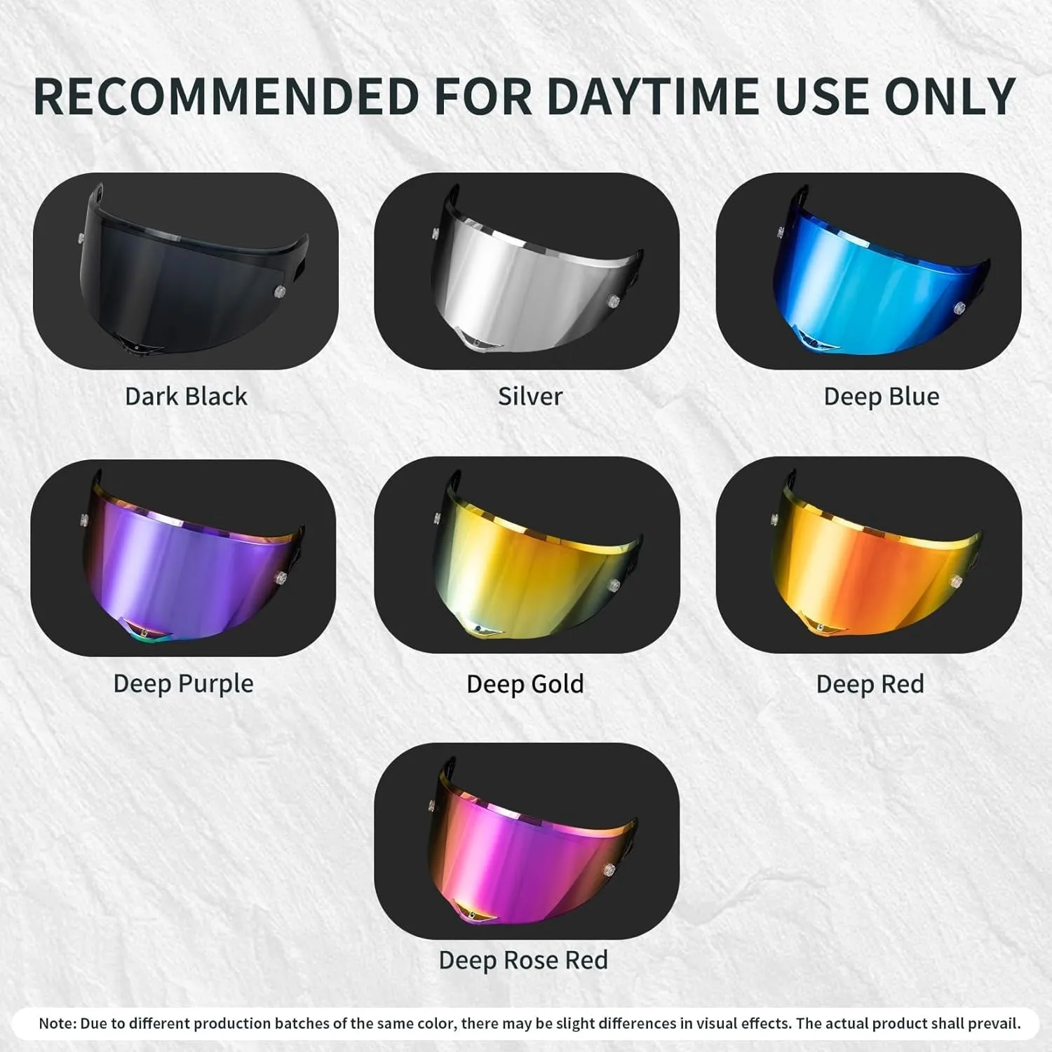 PSLER Pista GP RR visor - Pista Helmet Visor Motorcycle Face Shield Replacement for Pista GPR CORSA-R Pista GPRR RACE 3,Black